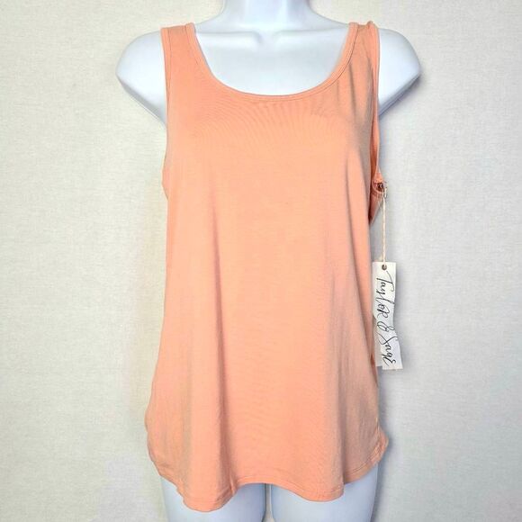 Taylor & Sage Cactus Blossom Tank Top XL NWT - Picture 1 of 8